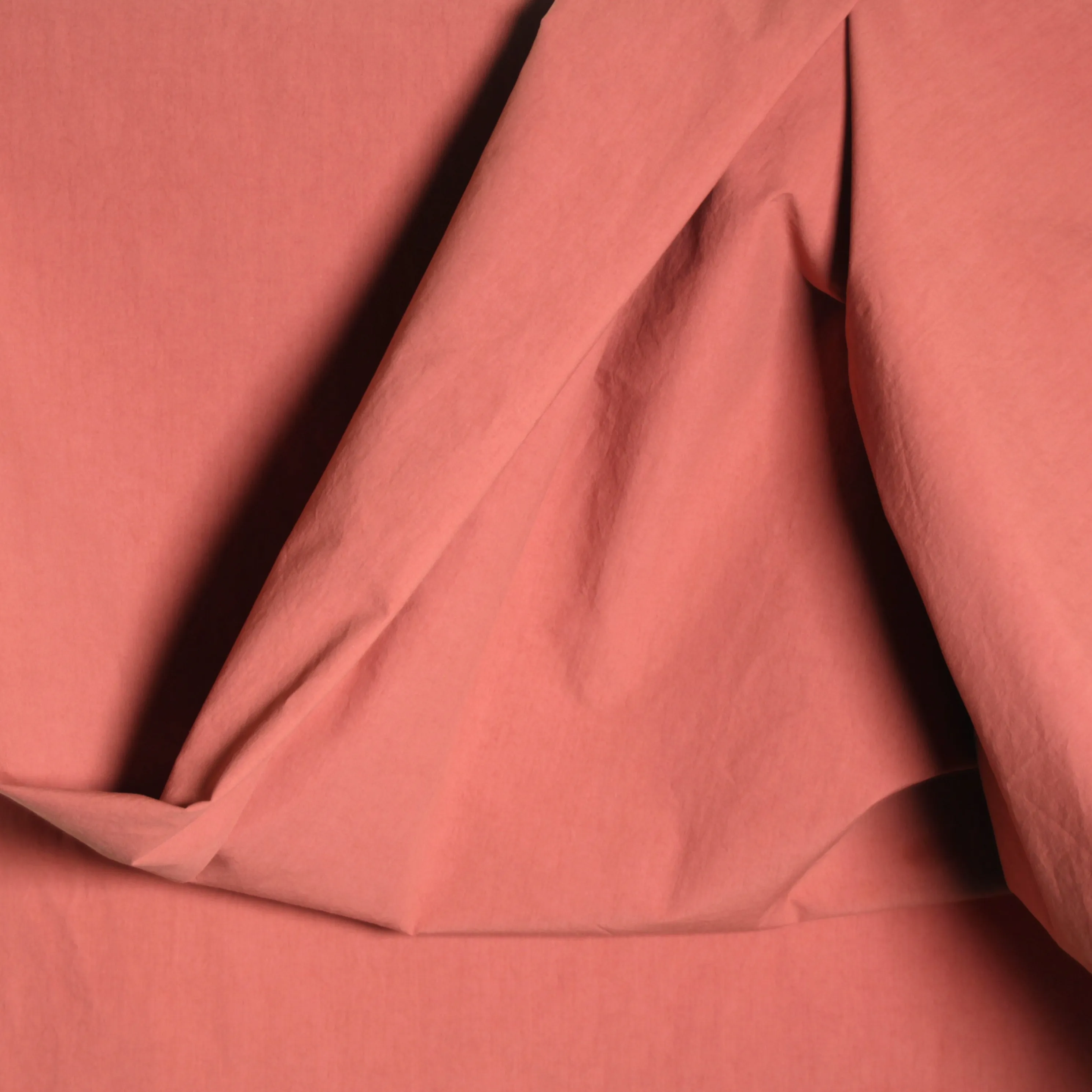 Katoen effen met papertouch roze - Atelier Jupe